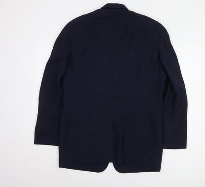Pal Zileri Men's Blue Regular Fit Blazer Jacket