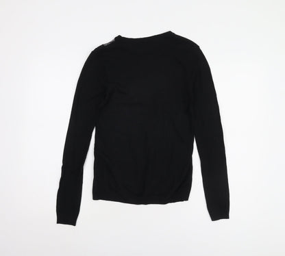 Womens UK Size 8 Warehouse Black Pullover Jumper