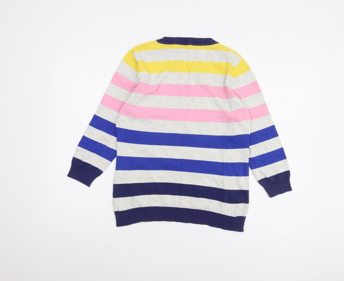 Jessica Graaf Women's Multicoloured Stripe Pullover Jumper