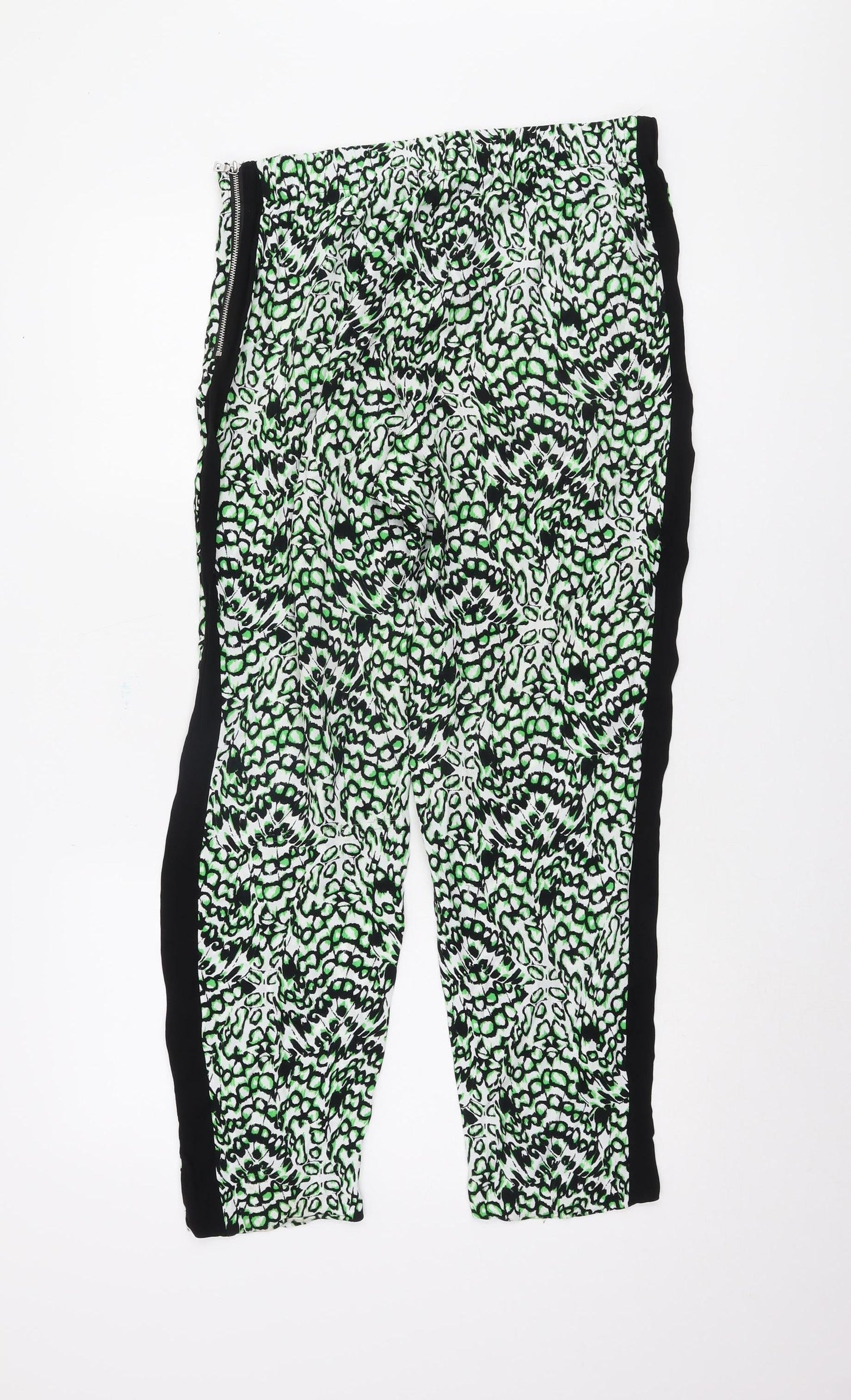 Womens UK Size 12 French Connection Regular Fit Jogger Multicoloured Trousers
