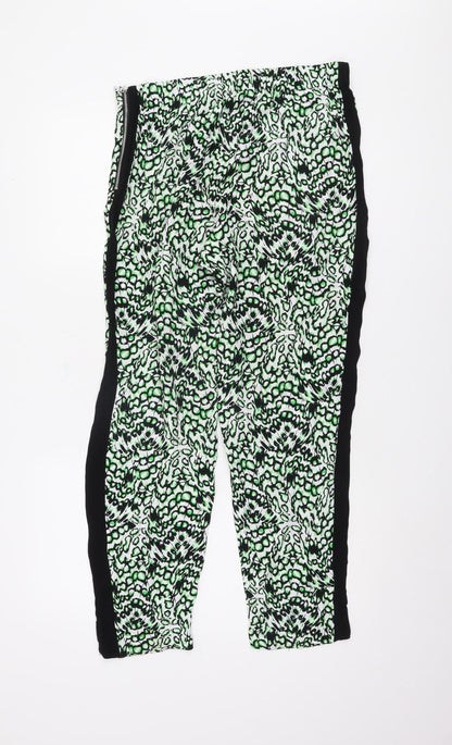 Womens UK Size 12 French Connection Regular Fit Jogger Multicoloured Trousers