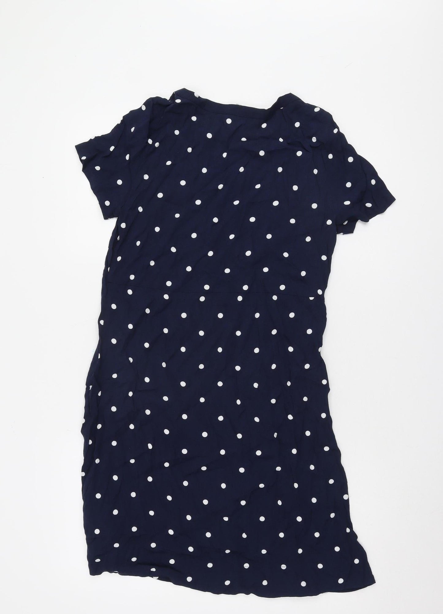 Joules Women's Blue Polka Dot Dress Size 8