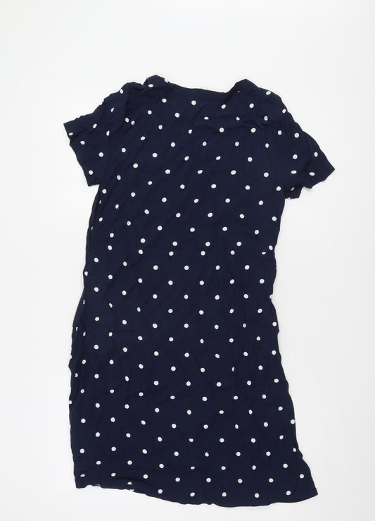 Joules Women's Blue Polka Dot Dress Size 8