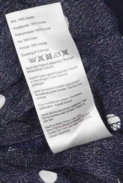 Joules Women's Blue Polka Dot Dress Size 8