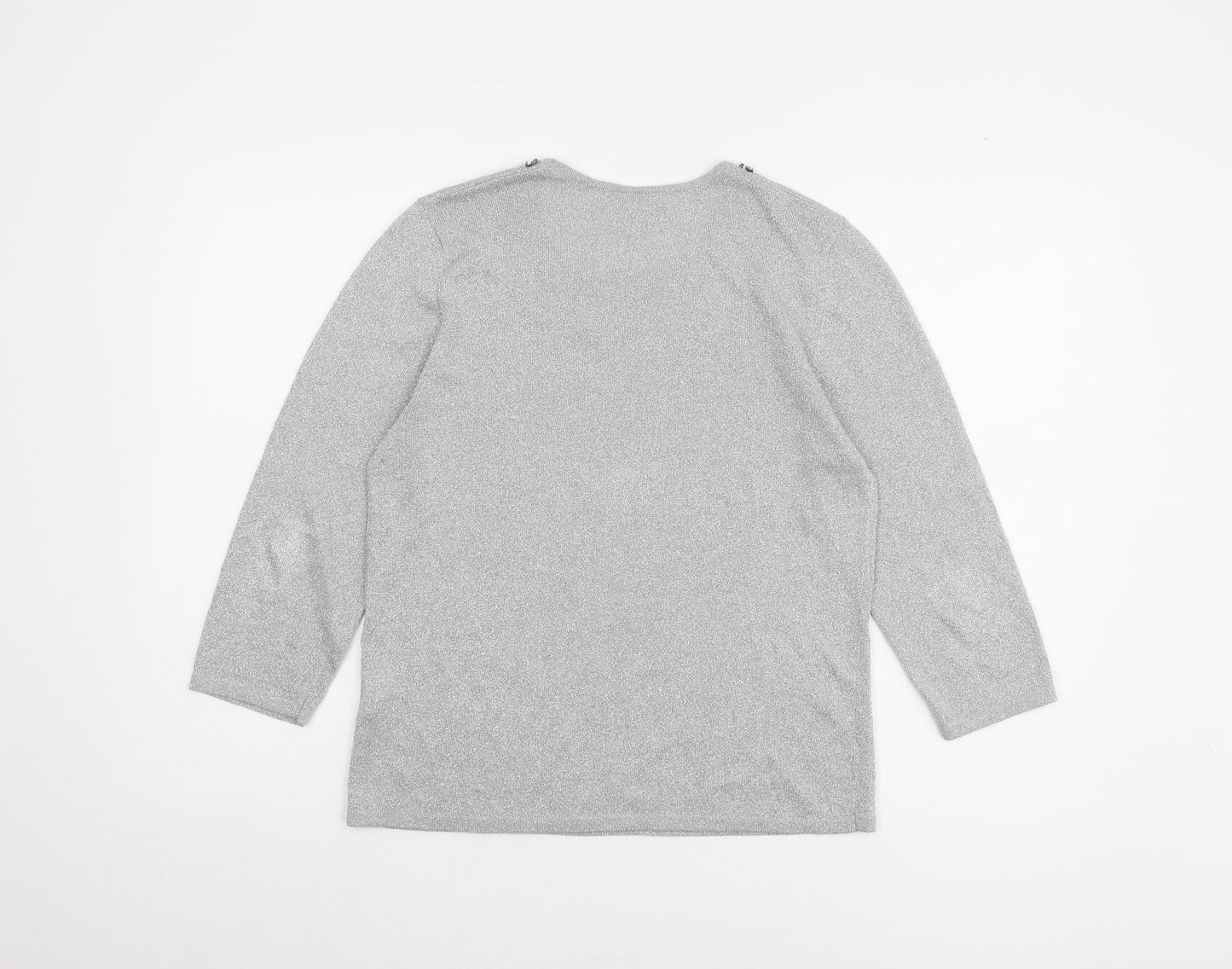 Eastex Women's Grey Pullover Jumper Size 12