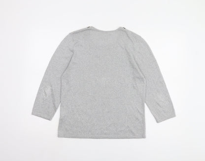 Eastex Women's Grey Pullover Jumper Size 12