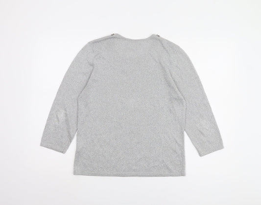 Eastex Women's Grey Pullover Jumper Size 12