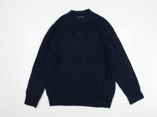 Marks and Spencer Men's Blue XL Pullover Jumper