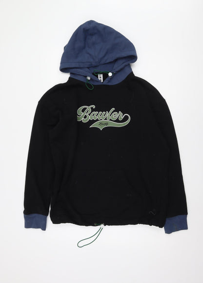 GAYR Men's Black Pullover Hoodie - Regular Fit