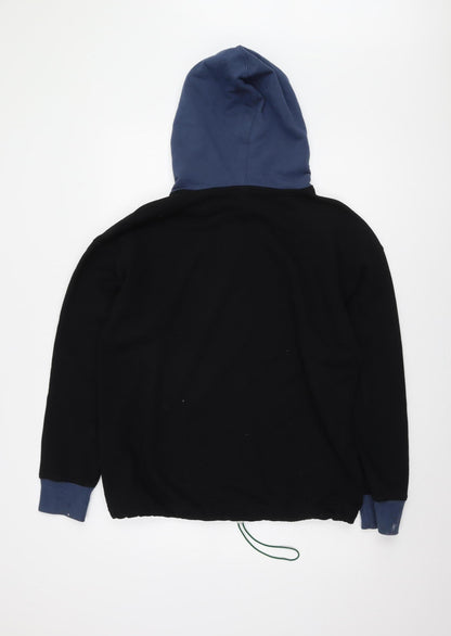 GAYR Men's Black Pullover Hoodie - Regular Fit