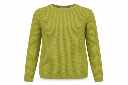 Womens UK Size S ISLE Green Pullover Jumper