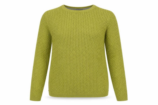 Womens UK Size S ISLE Green Pullover Jumper