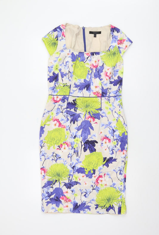 Coast Women's Floral Sheath Dress - Size 12