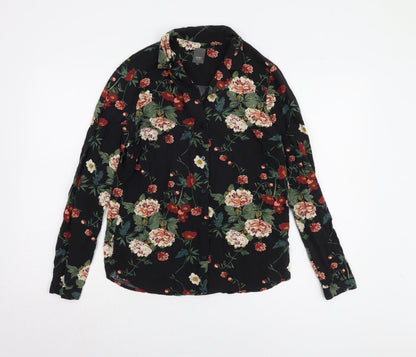 Womens UK Size S ICHI Multicoloured Basic Blouse