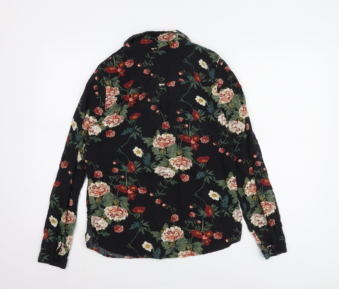 Womens UK Size S ICHI Multicoloured Basic Blouse