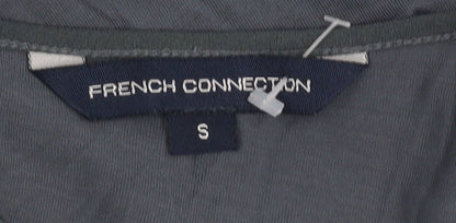 Womens UK Size S French Connection Blue Basic T-Shirt
