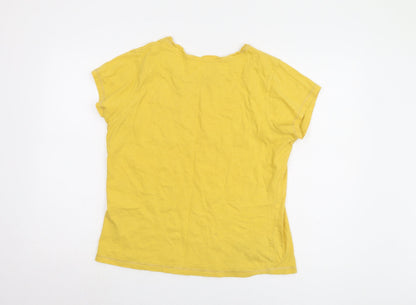 Teens UK Size 14 Harry Potter Yellow Basic T-Shirt