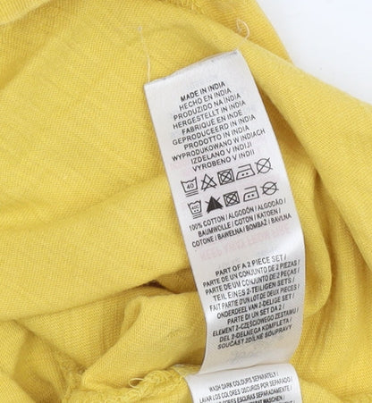 Teens UK Size 14 Harry Potter Yellow Basic T-Shirt