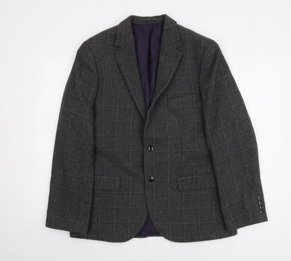 Mens UK Size 40 Marks and Spencer Regular Grey Suit Jacket