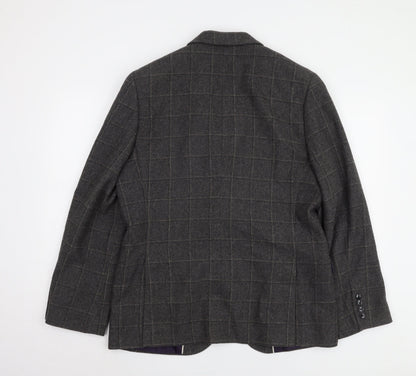 Mens UK Size 40 Marks and Spencer Regular Grey Suit Jacket