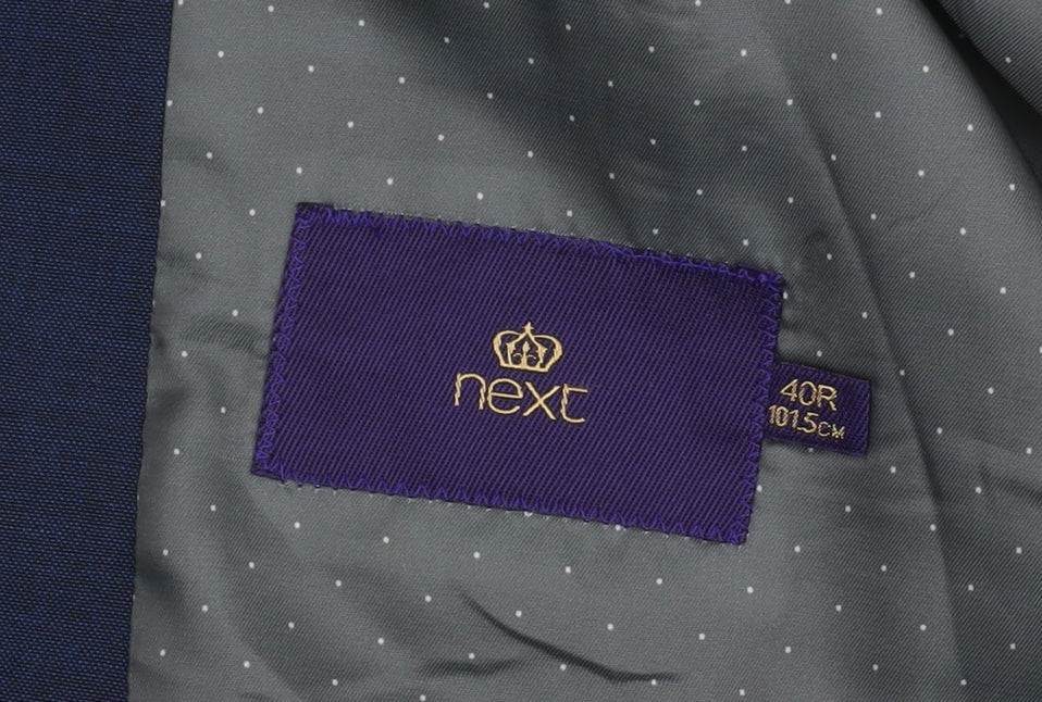 Mens UK Size 40 NEXT Regular Blue Suit Jacket