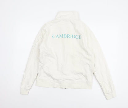 Skinfit White Cotton Unisex Jacket M Long Sleeve Casual