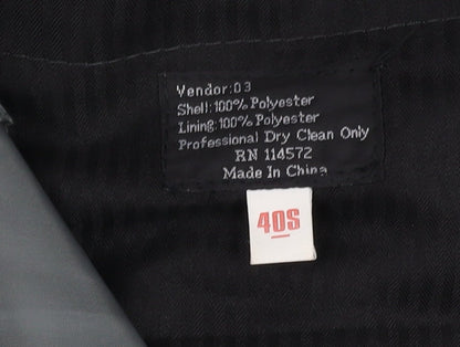 Lucci Men’s Grey Straight Trousers 40 S