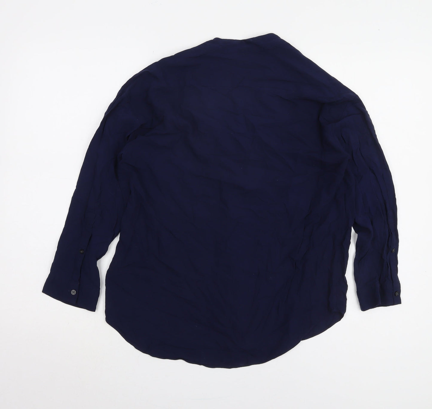 Gap Women's Blue Viscose Blouse XS Casual Button