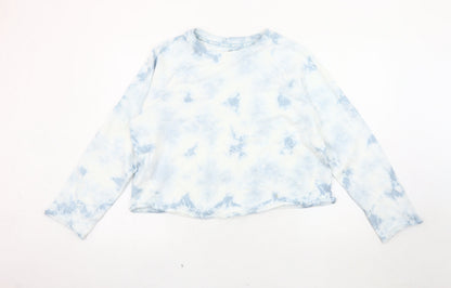 Womens UK Size 14 Marks and Spencer Blue Pullover Sweatshirt