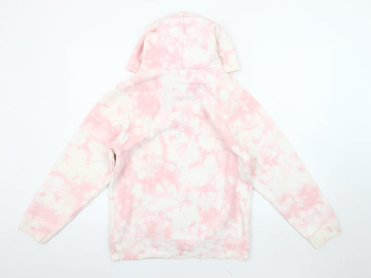 Champion Women's Pink Tie-Dye Pullover Hoodie XS