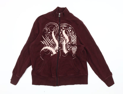 Nike Women's Red Graphic Zip Jacket XL