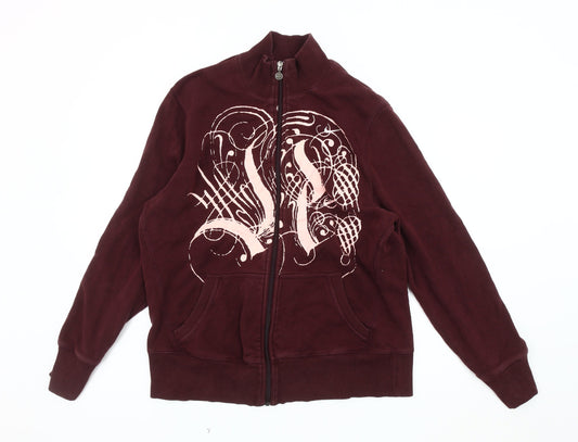 Nike Women's Red Graphic Zip Jacket XL