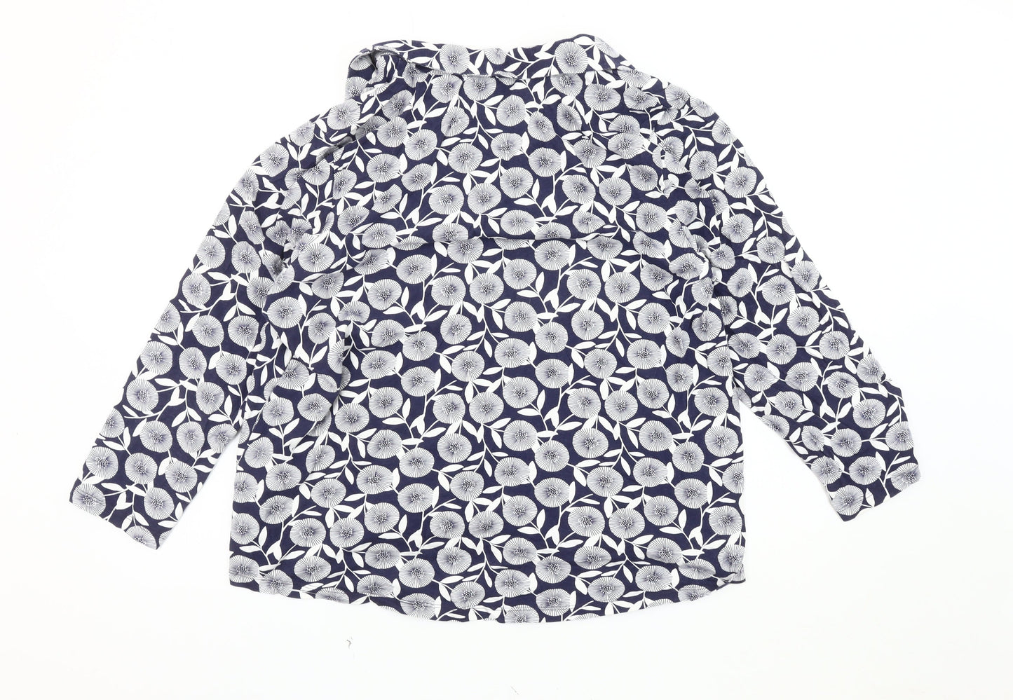 Womens UK Size 22 Bonmarché Blue Basic Blouse