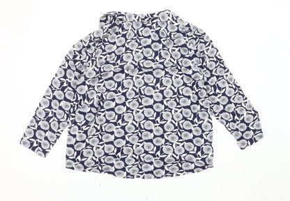 Womens UK Size 22 Bonmarché Blue Basic Blouse