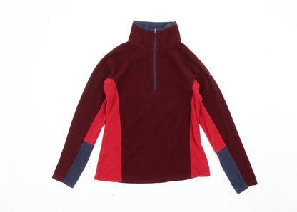 Mens UK Size S Columbia Multicoloured 1/2 Zip Sweatshirt