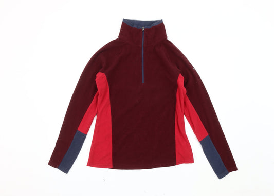 Mens UK Size S Columbia Multicoloured 1/2 Zip Sweatshirt