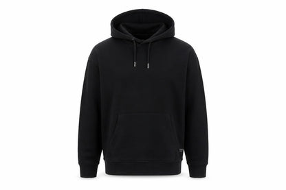 Mens UK Size S JACK & JONES Black Pullover Hoodie