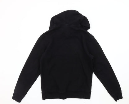 Mens UK Size S JACK & JONES Black Pullover Hoodie