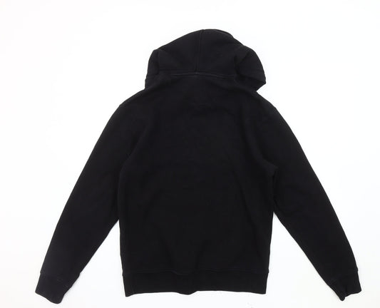 Mens UK Size S JACK & JONES Black Pullover Hoodie