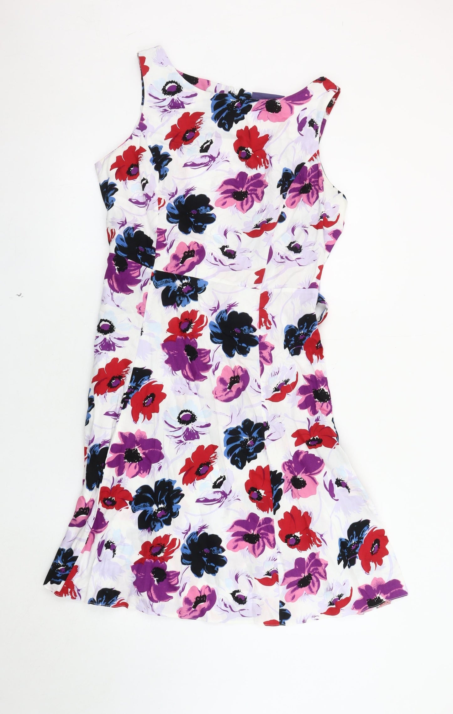 Autonomy Women's Multicoloured Floral Dress Size 14