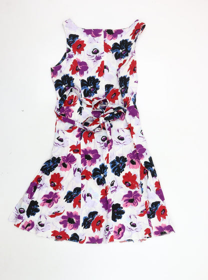 Autonomy Women's Multicoloured Floral Dress Size 14