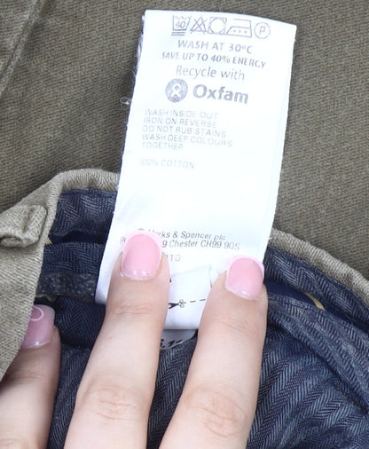 Marks and Spencer Men's Brown Chino Trousers L