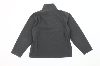 Mens UK Size S Regatta Black 1/4 Zip Sweatshirt