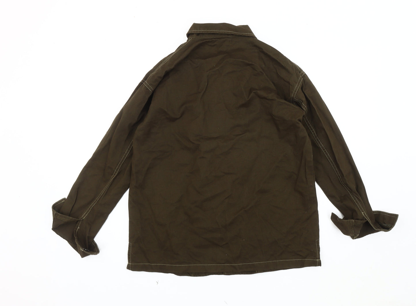 Mens UK Size S eight paris Brown Basic Jacket