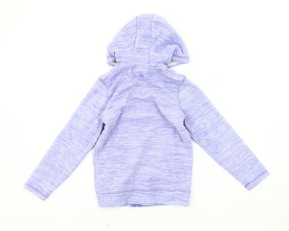 Mountain Warehouse Girls Purple Hooded Jacket 7-8 Years
