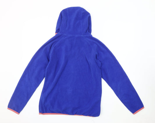 Womens UK Size 10 Hi Gear Blue Pullover Hoodie