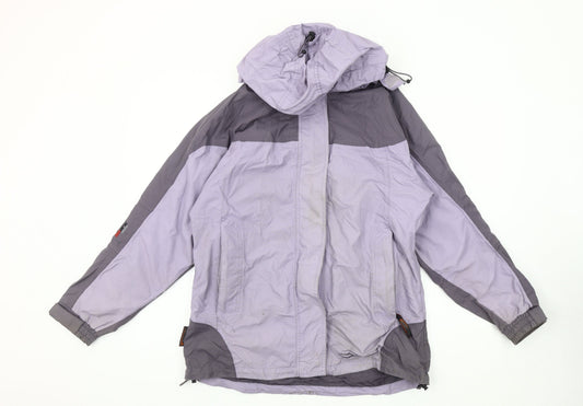 Womens UK Size 12 Mountainlife Purple Anorak Coat