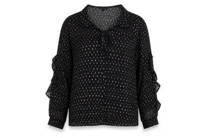 Womens UK Size 16 Phase Eight Black Tunic Blouse