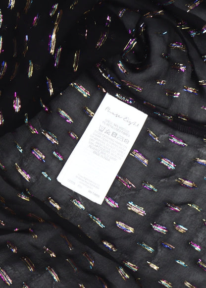 Womens UK Size 16 Phase Eight Black Tunic Blouse