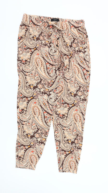 Womens UK Size 12 NEXT   Brown Trousers